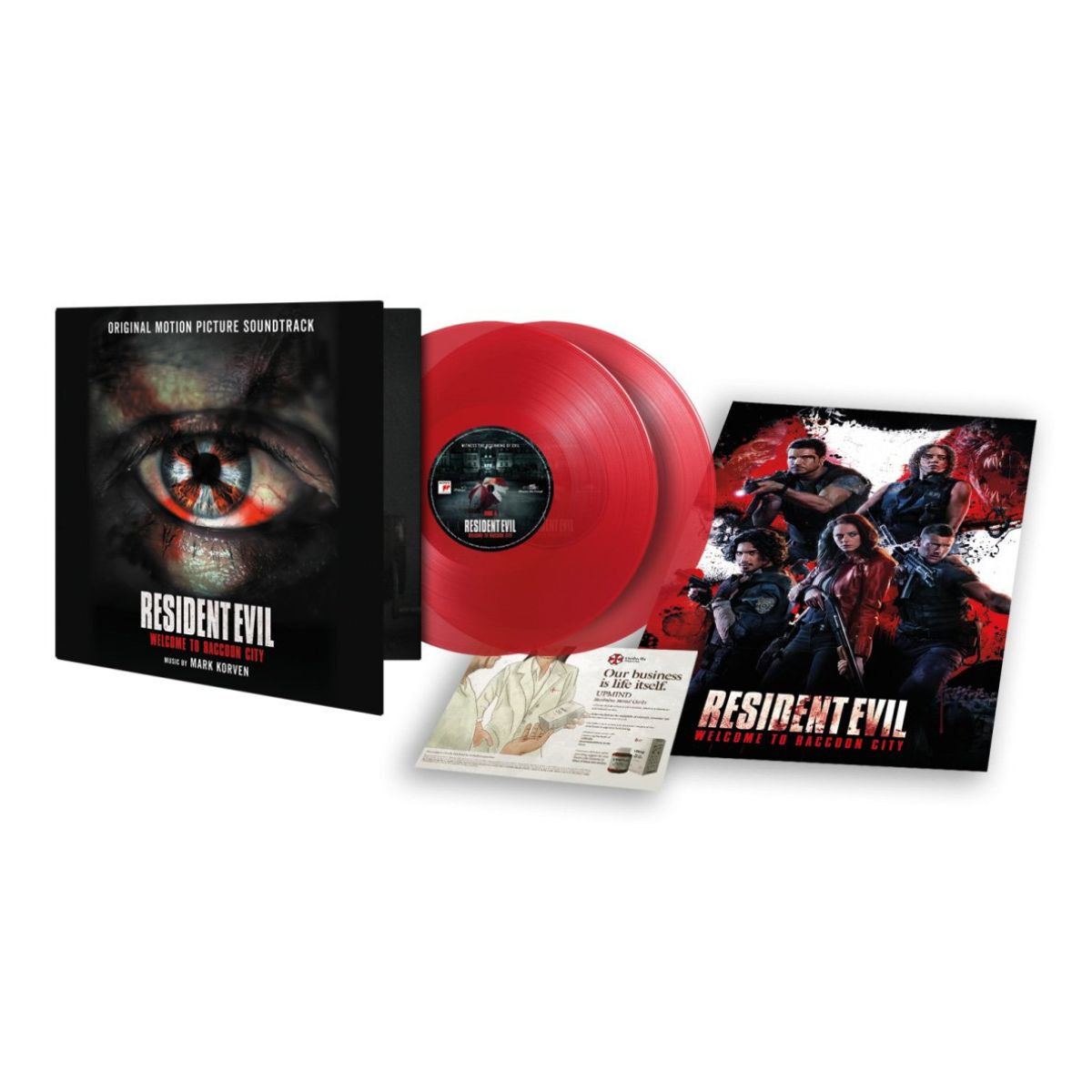 O.S.T. Resident Evil: Welcom To Raccon City (Translucent Red Vinyl) 2LP Limited 2000copies
