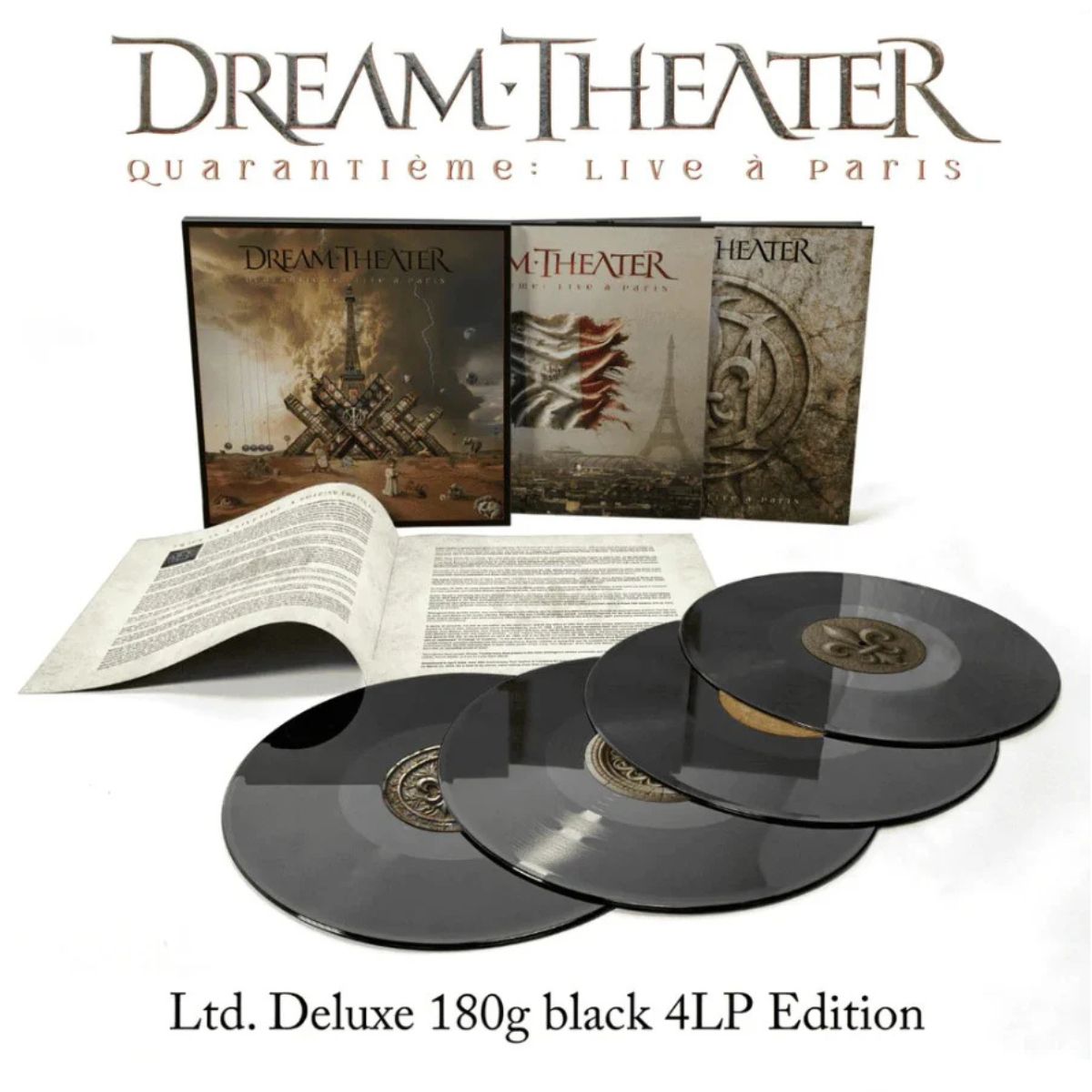 Dream Theater - Quarantieme: Live A Paris (Black Vinyl) Boxset 4LP